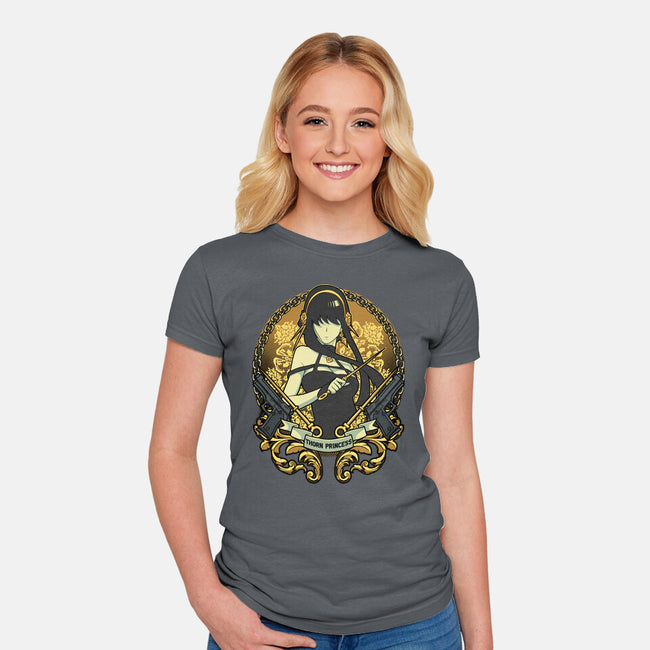 Thorn Princess-womens fitted tee-Astrobot Invention