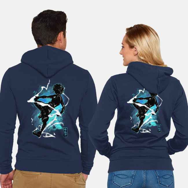 Cosmic Assassin-unisex zip-up sweatshirt-fanfreak1