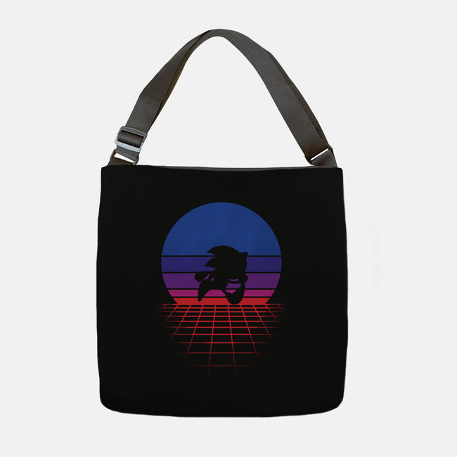 Sonic Wave-none adjustable tote bag-Ink-Mouse