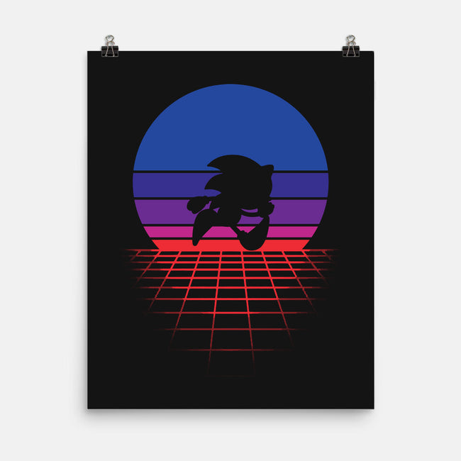 Sonic Wave-none matte poster-Ink-Mouse
