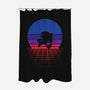 Sonic Wave-none polyester shower curtain-Ink-Mouse