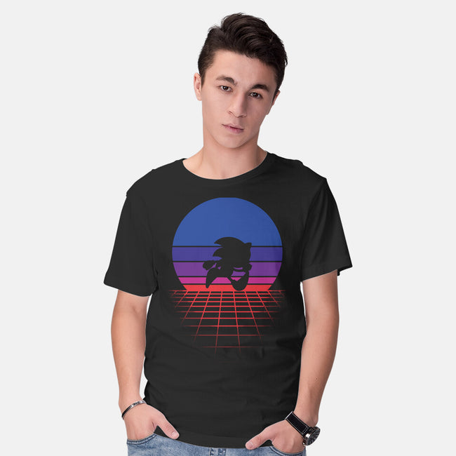 Sonic Wave-mens basic tee-Ink-Mouse