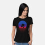 Sonic Wave-womens basic tee-Ink-Mouse