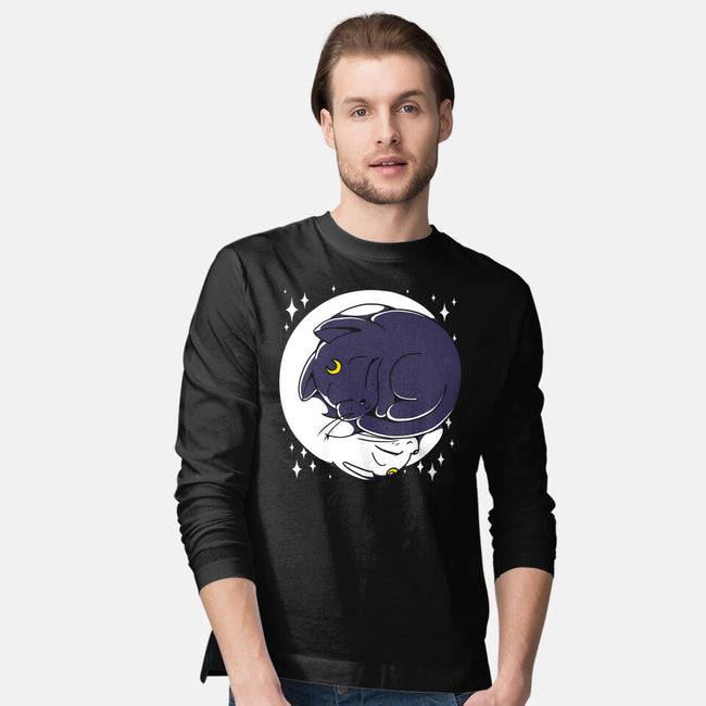 Sleeping Moon-mens long sleeved tee-estudiofitas