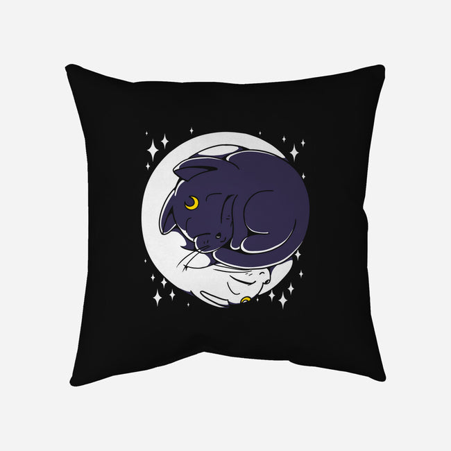 Sleeping Moon-none removable cover w insert throw pillow-estudiofitas