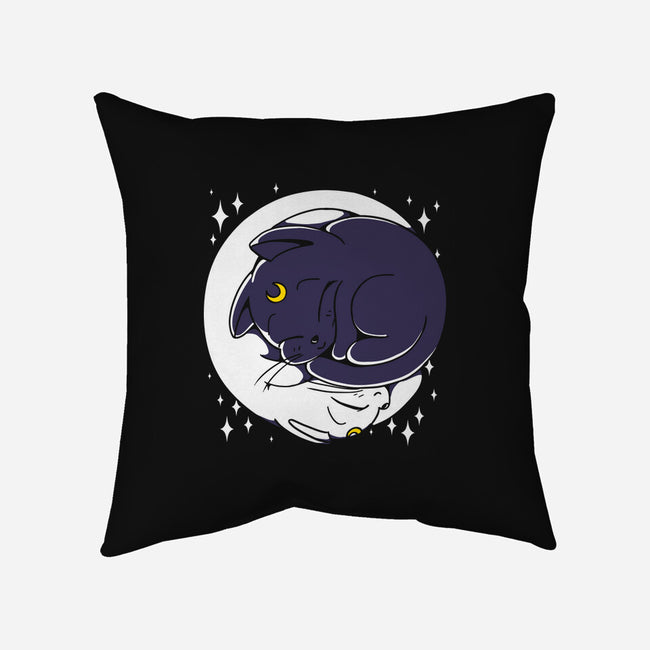 Sleeping Moon-none removable cover throw pillow-estudiofitas