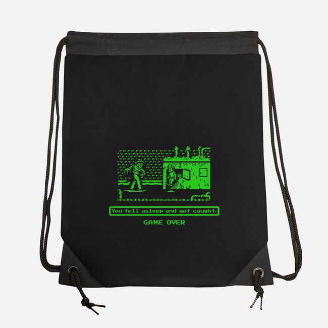 Nightmare Trail-none drawstring bag-demonigote