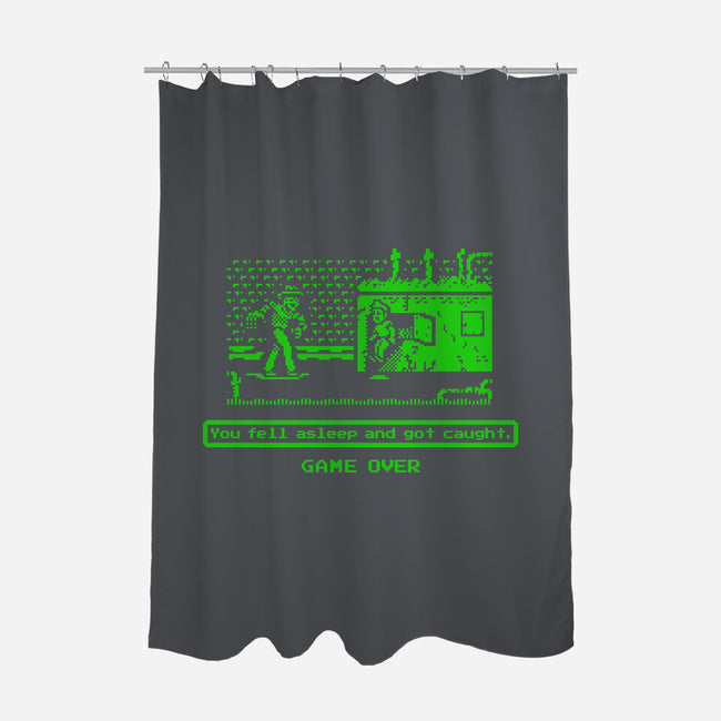 Nightmare Trail-none polyester shower curtain-demonigote