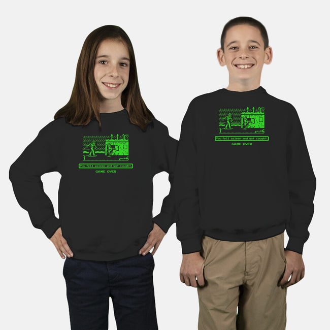 Nightmare Trail-youth crew neck sweatshirt-demonigote