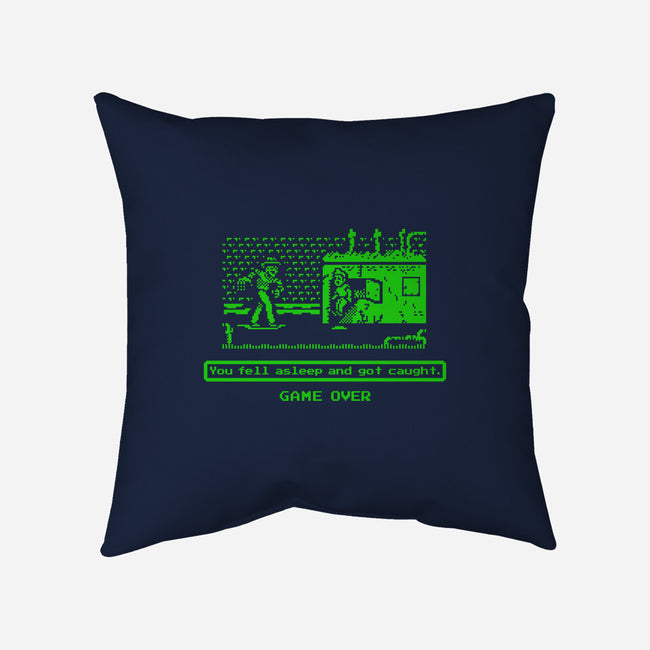 Nightmare Trail-none removable cover w insert throw pillow-demonigote