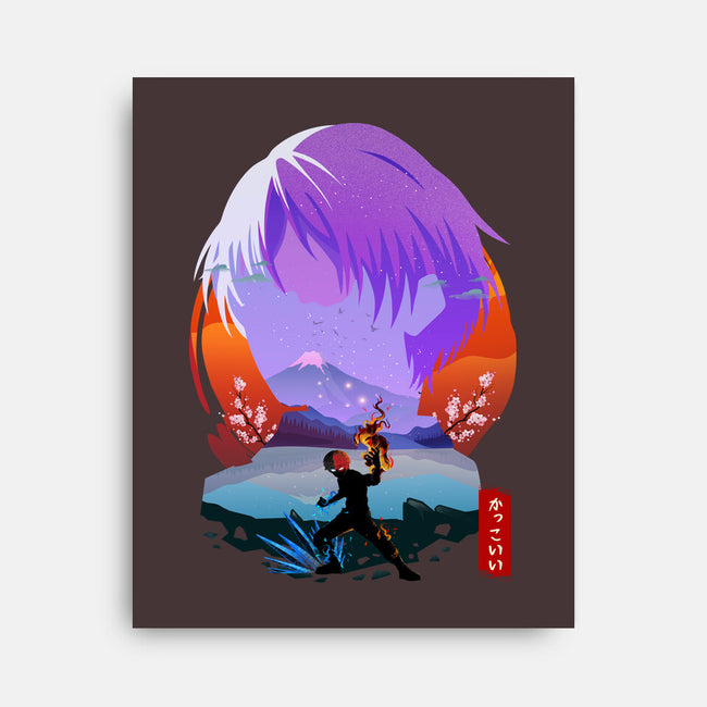 Shoto My Hero-none stretched canvas-bellahoang