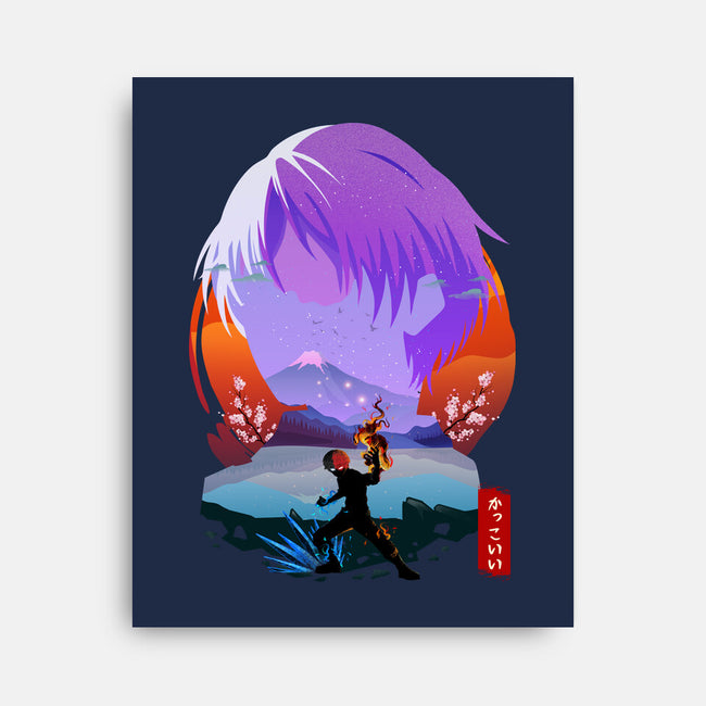 Shoto My Hero-none stretched canvas-bellahoang