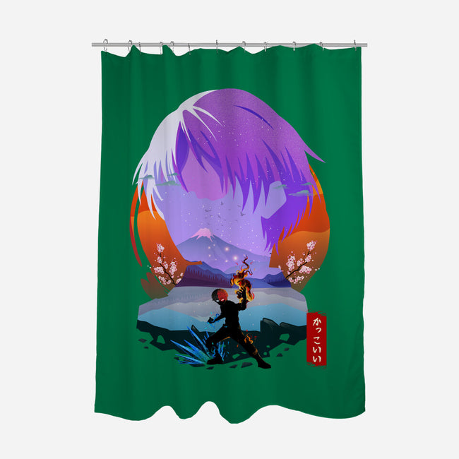 Shoto My Hero-none polyester shower curtain-bellahoang