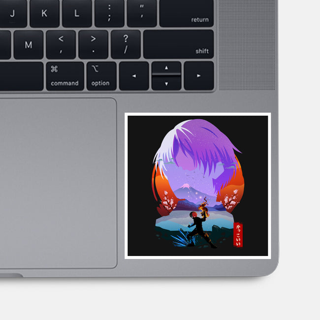Shoto My Hero-none glossy sticker-bellahoang