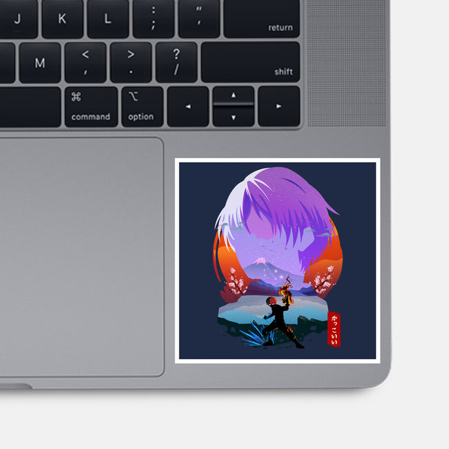 Shoto My Hero-none glossy sticker-bellahoang