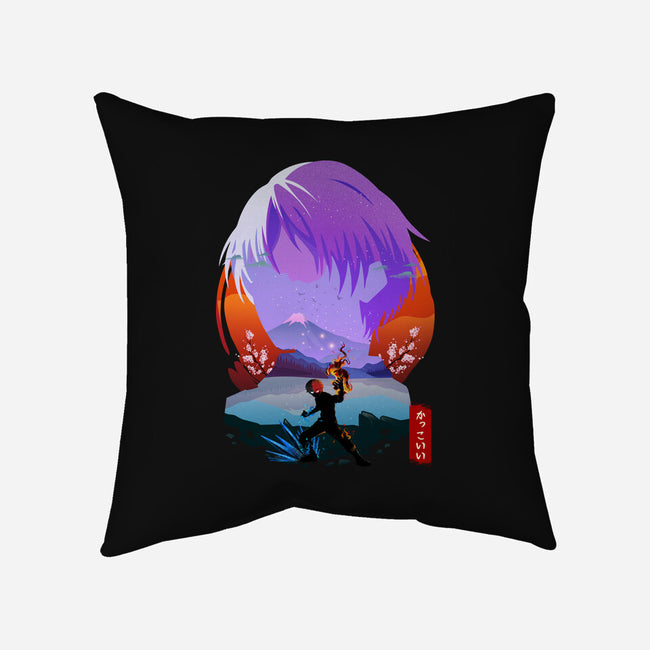 Shoto My Hero-none removable cover w insert throw pillow-bellahoang