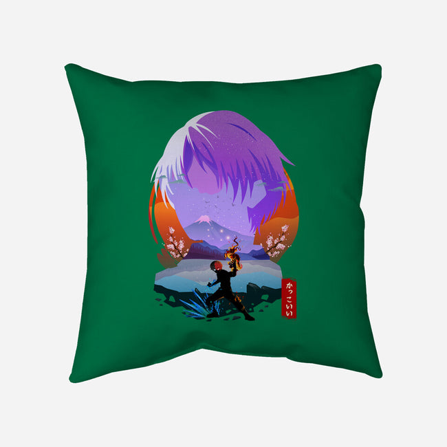 Shoto My Hero-none removable cover w insert throw pillow-bellahoang