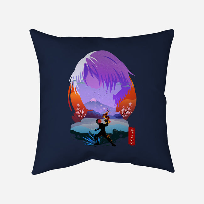 Shoto My Hero-none removable cover w insert throw pillow-bellahoang