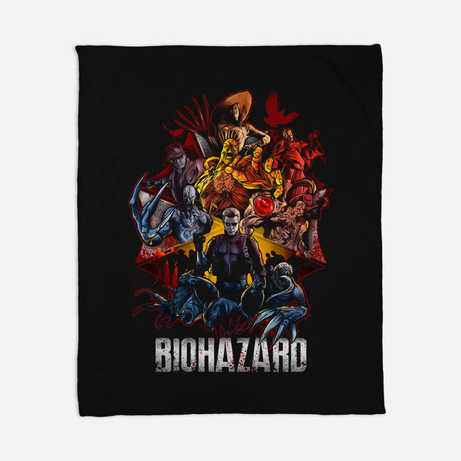 Biohazard-none fleece blanket-Conjura Geek