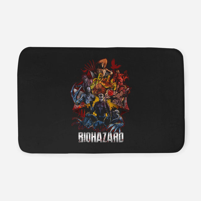 Biohazard-none memory foam bath mat-Conjura Geek