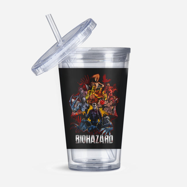 Biohazard-none acrylic tumbler drinkware-Conjura Geek