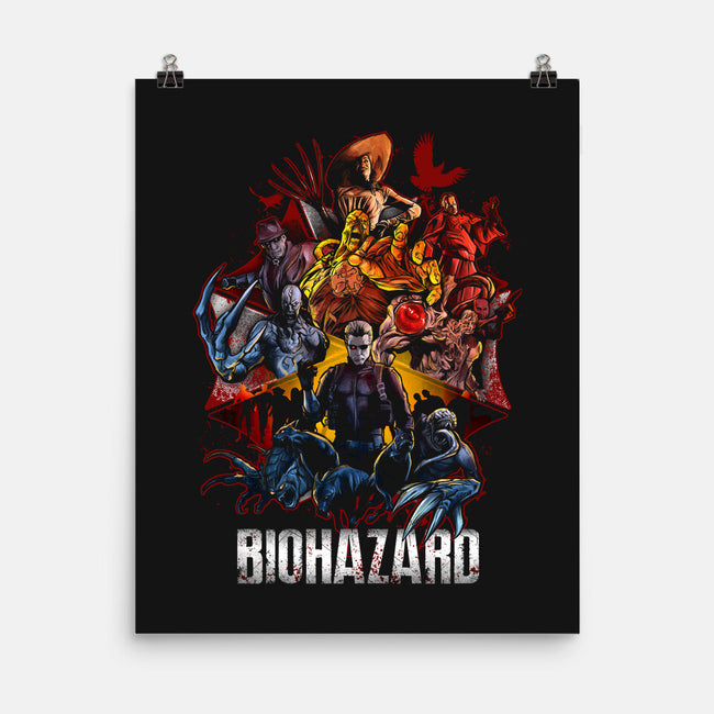 Biohazard-none matte poster-Conjura Geek