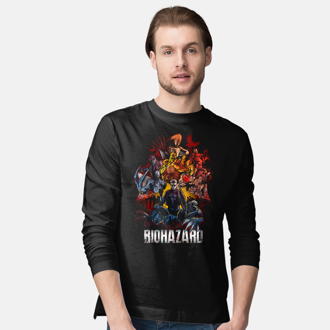 Biohazard-mens long sleeved tee-Conjura Geek