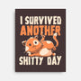 I Survived Another Day-none stretched canvas-koalastudio