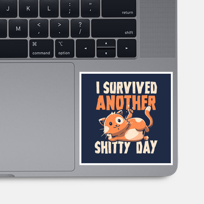 I Survived Another Day-none glossy sticker-koalastudio