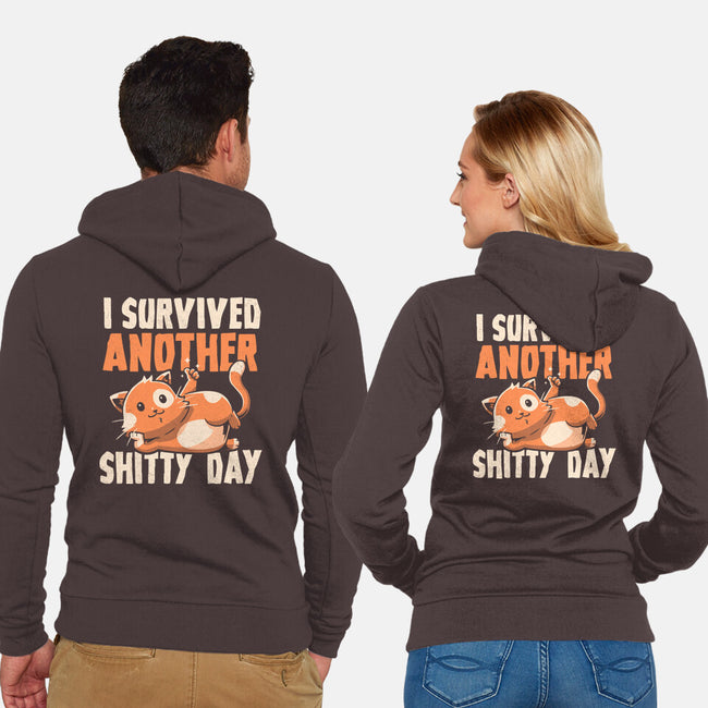 I Survived Another Day-unisex zip-up sweatshirt-koalastudio