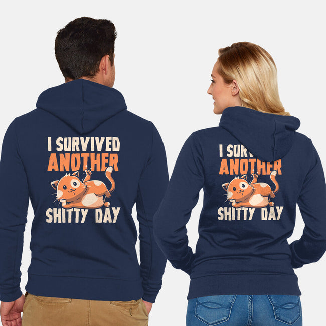 I Survived Another Day-unisex zip-up sweatshirt-koalastudio