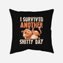 I Survived Another Day-none removable cover throw pillow-koalastudio