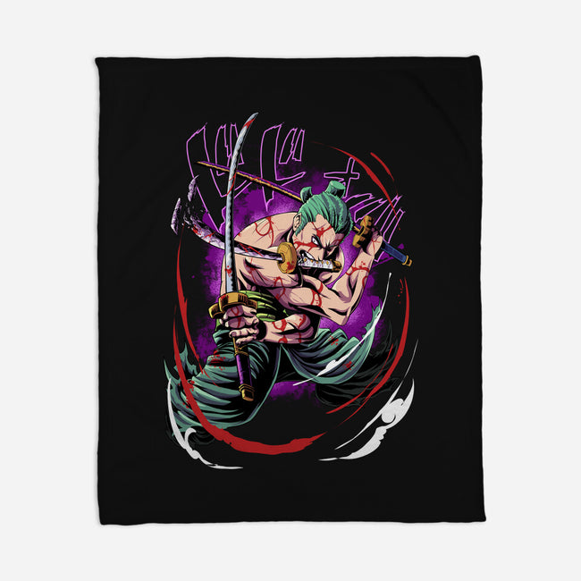 Samurai Extreme Power-none fleece blanket-Nihon Bunka