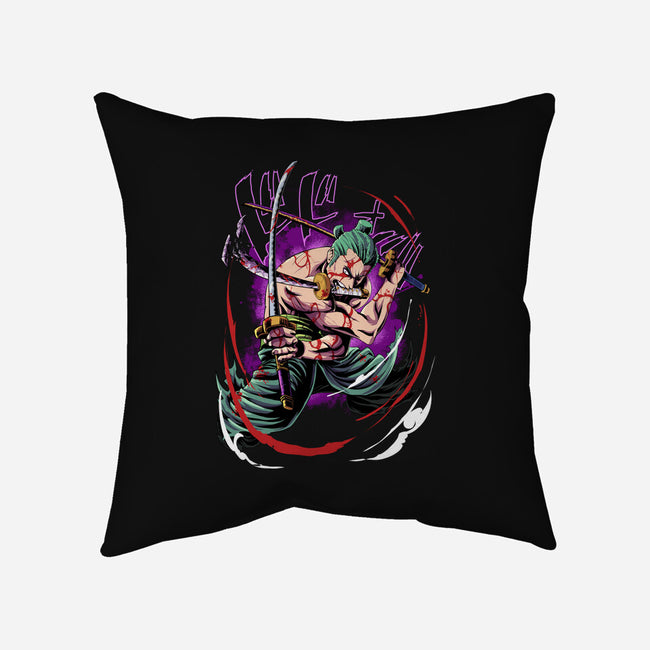 Samurai Extreme Power-none removable cover w insert throw pillow-Nihon Bunka