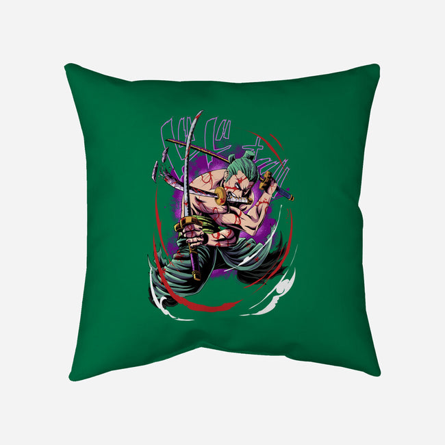 Samurai Extreme Power-none removable cover w insert throw pillow-Nihon Bunka