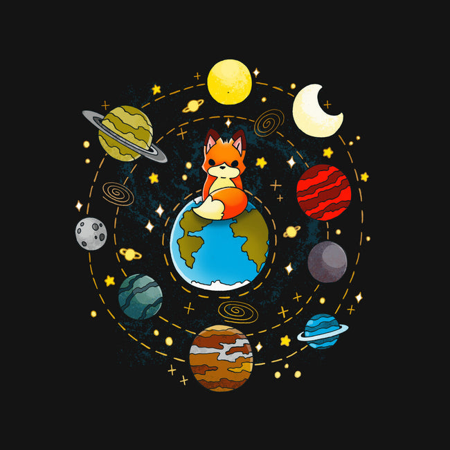 Fox Solar System-none beach towel-Vallina84