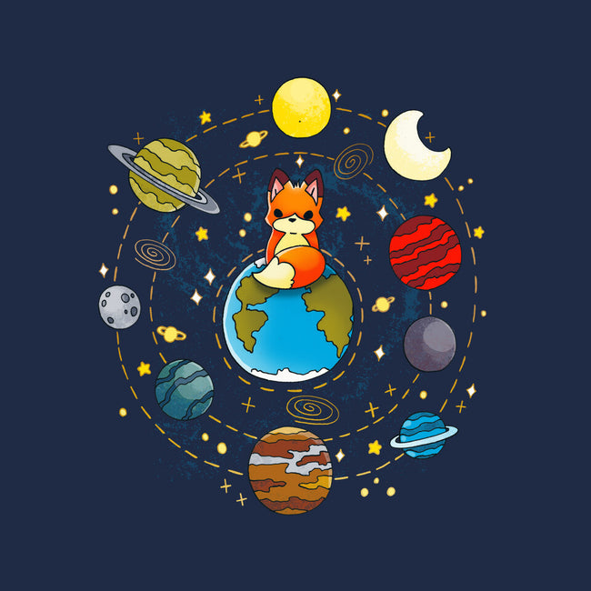 Fox Solar System-unisex kitchen apron-Vallina84