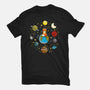 Fox Solar System-mens premium tee-Vallina84