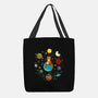 Fox Solar System-none basic tote bag-Vallina84