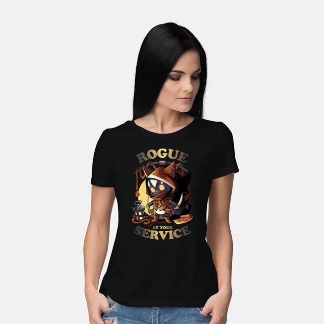 Rogue's Call-womens basic tee-Snouleaf