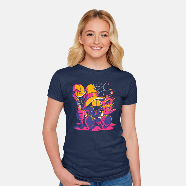 Casting Fire-womens fitted tee-estudiofitas