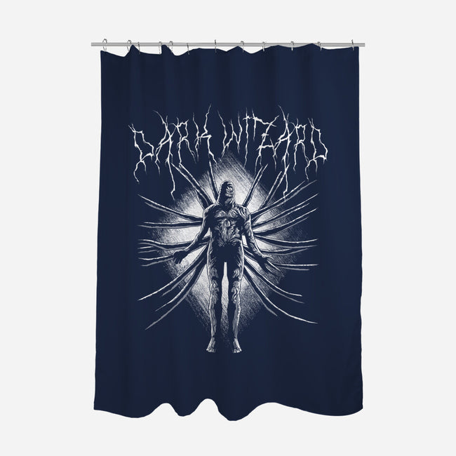 Dark Wizard-none polyester shower curtain-Andriu