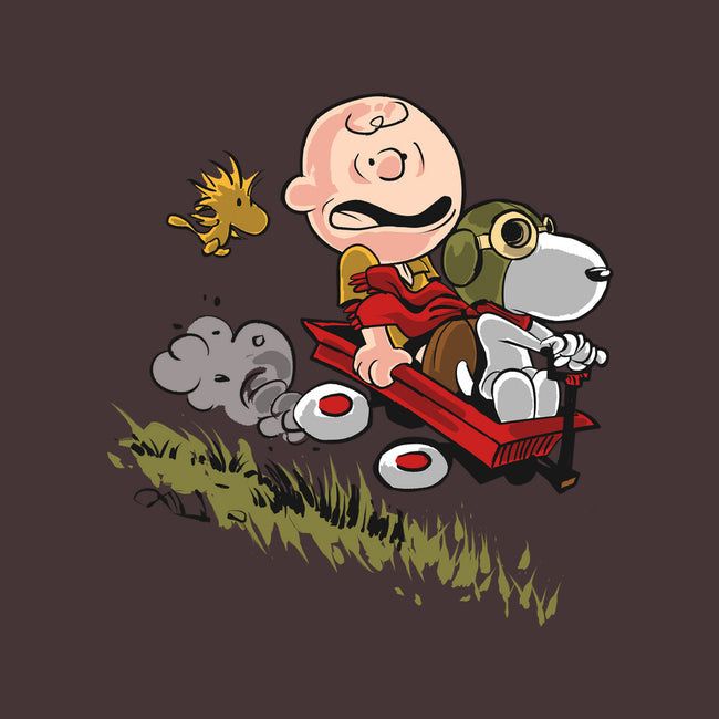 Charlie And Snoopy-unisex crew neck sweatshirt-zascanauta