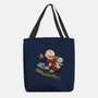 Charlie And Snoopy-none basic tote bag-zascanauta