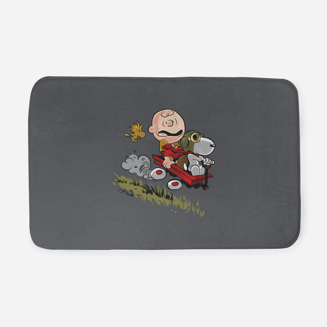 Charlie And Snoopy-none memory foam bath mat-zascanauta