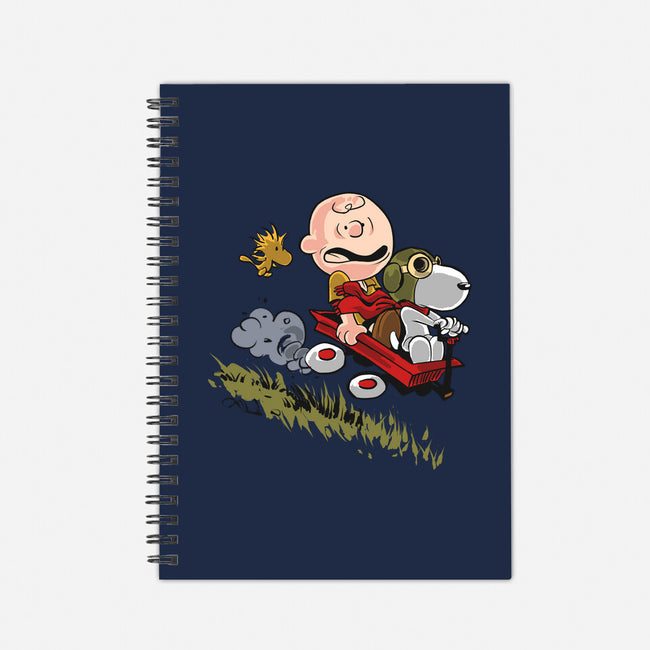 Charlie And Snoopy-none dot grid notebook-zascanauta
