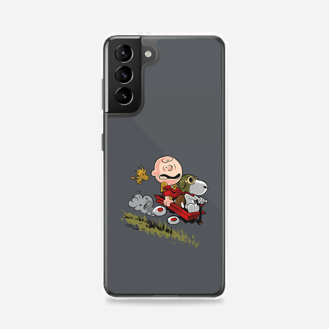 Charlie And Snoopy-samsung snap phone case-zascanauta