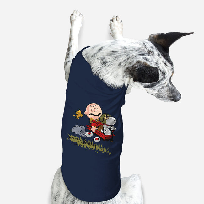Charlie And Snoopy-dog basic pet tank-zascanauta