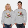 Charlie And Snoopy-unisex crew neck sweatshirt-zascanauta