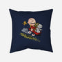Charlie And Snoopy-none removable cover w insert throw pillow-zascanauta